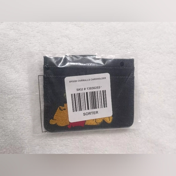 Disney Her Universe Denim Winnie the Pooh Card Holder Wallet - Picture 4 of 6